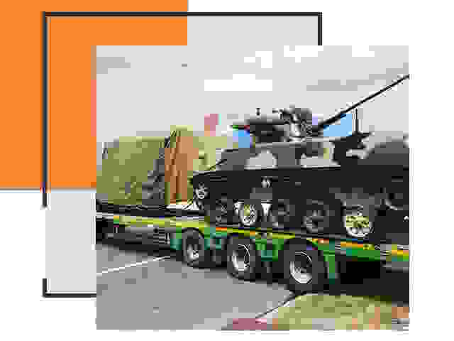 Перевозка военной техники в Борзе