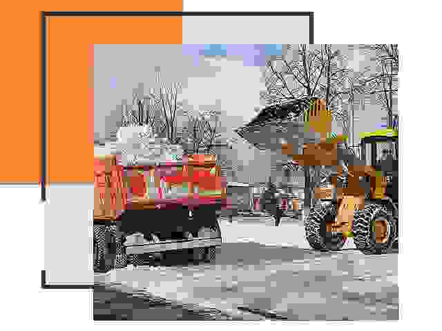 Вывоз снега в Борзе
